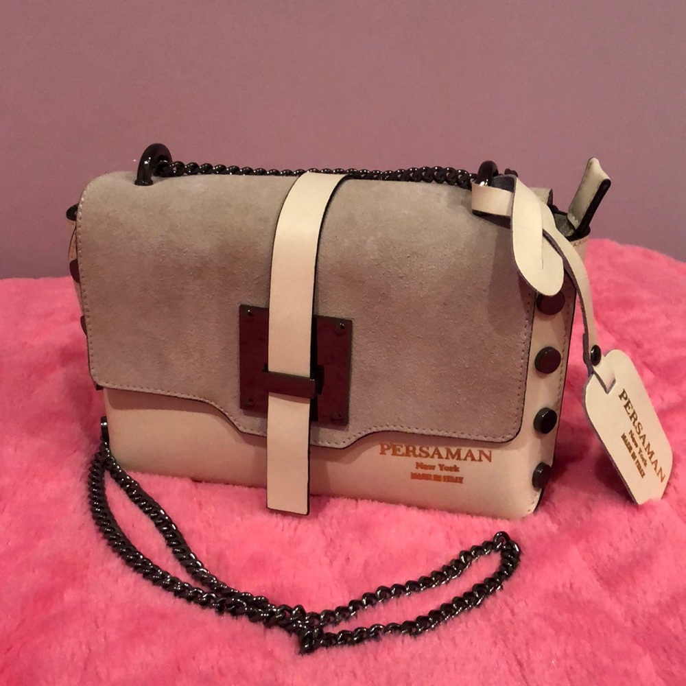 Persaman leather and suede bag. Brand new bag.